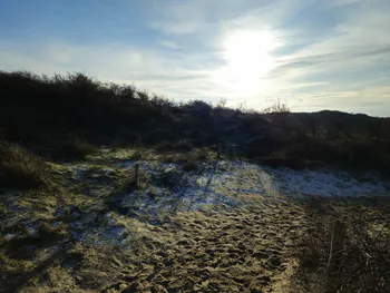 Oostnieuwkerke duinen wandeling in de koude (België)